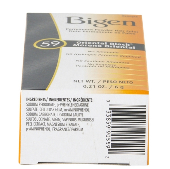 Bigen Permanent Powder Hair Color Oriental Black - Picture 4 of 6